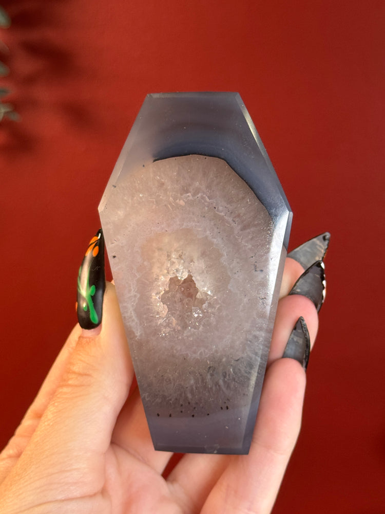 Druzy Agate Coffin