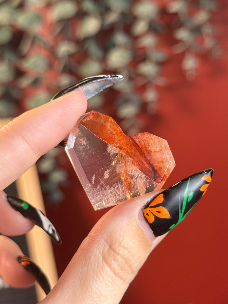 Fire Quartz Heart