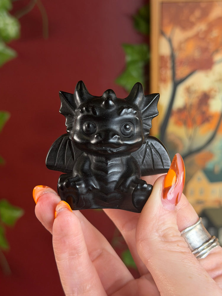 Obsidian Baby Dragon