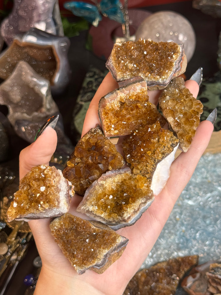 Intuitively Selected HT Citrine Cluster