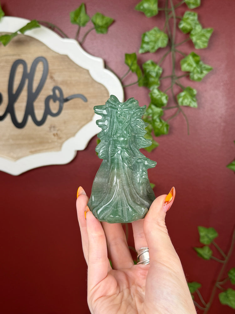 Green Aventurine Forest Goddess