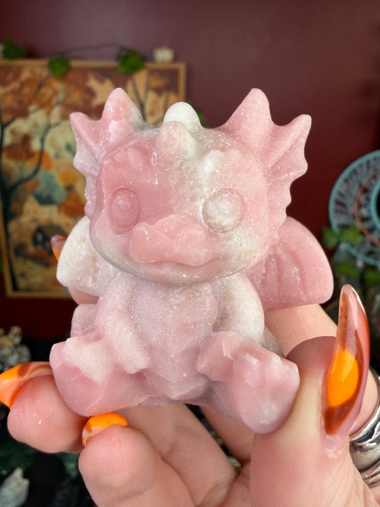 Pink Opal Baby Dragon