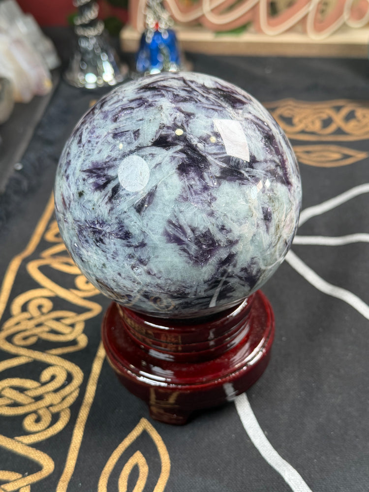 Purple Mica Sphere