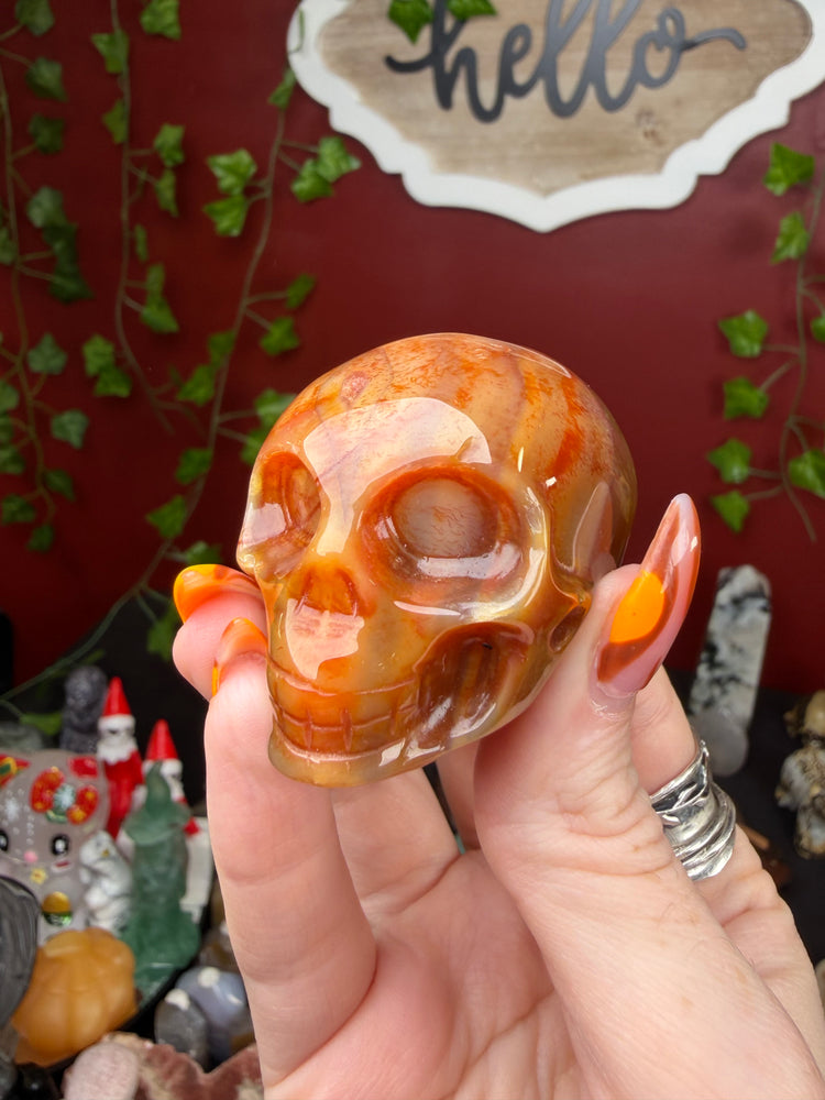 Carnelian Skull
