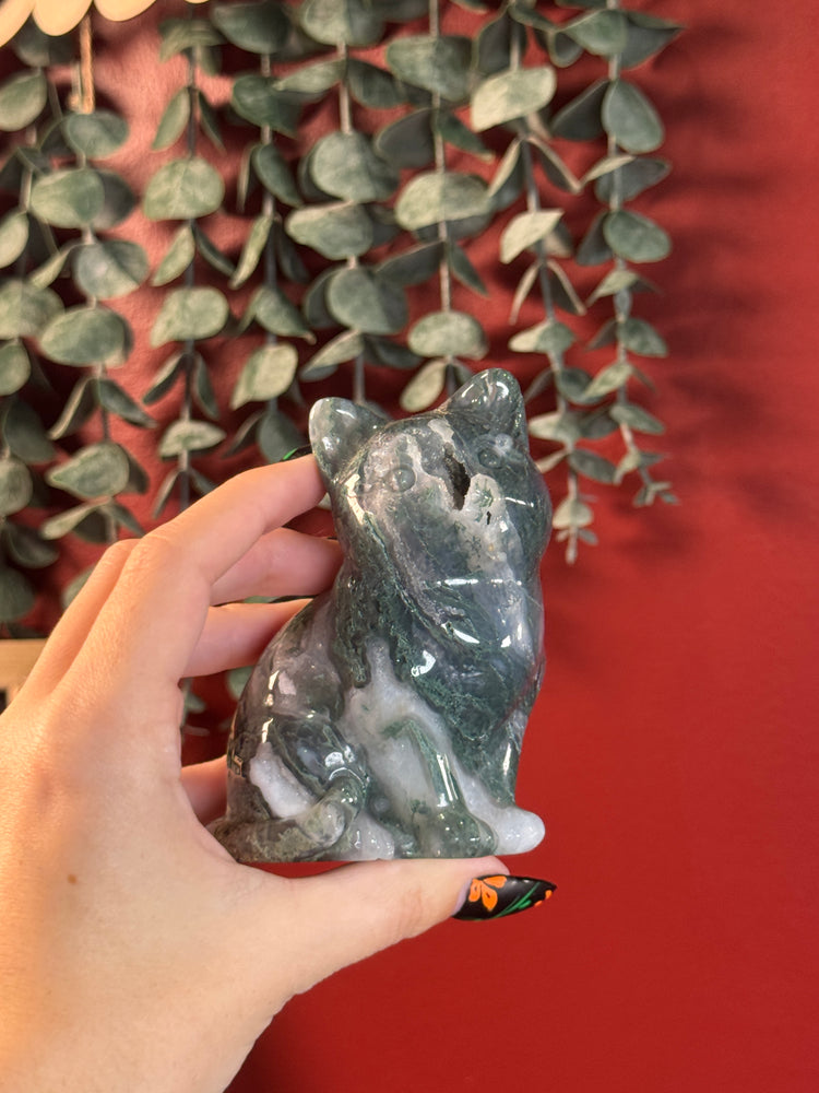 Moss Agate Cat