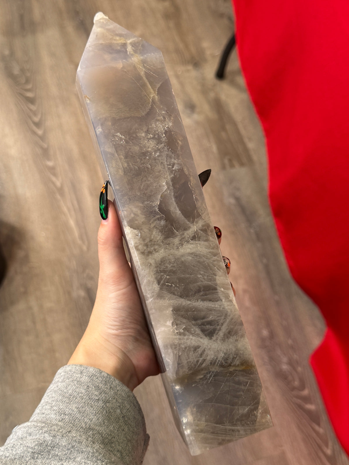 Blue Rose Quartz Tower