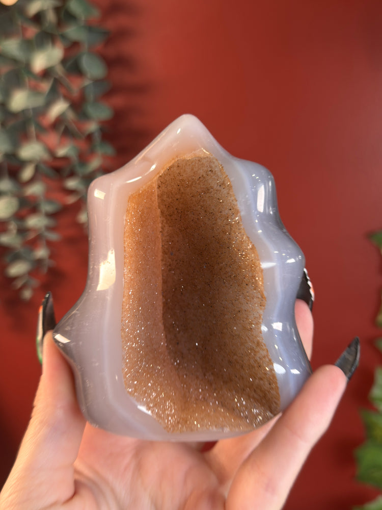 Golden Blue Agate Freeform