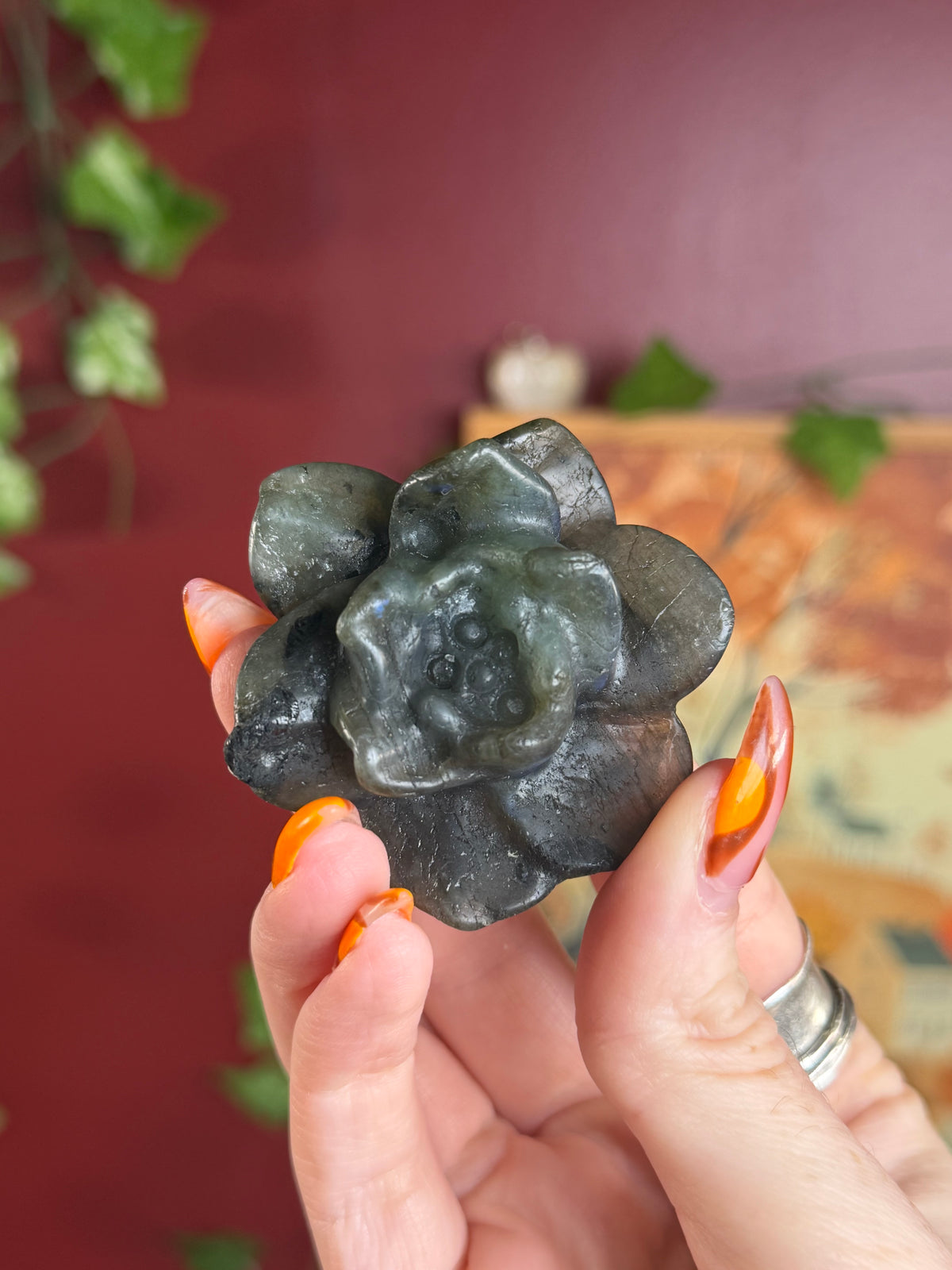 Labradorite Flower