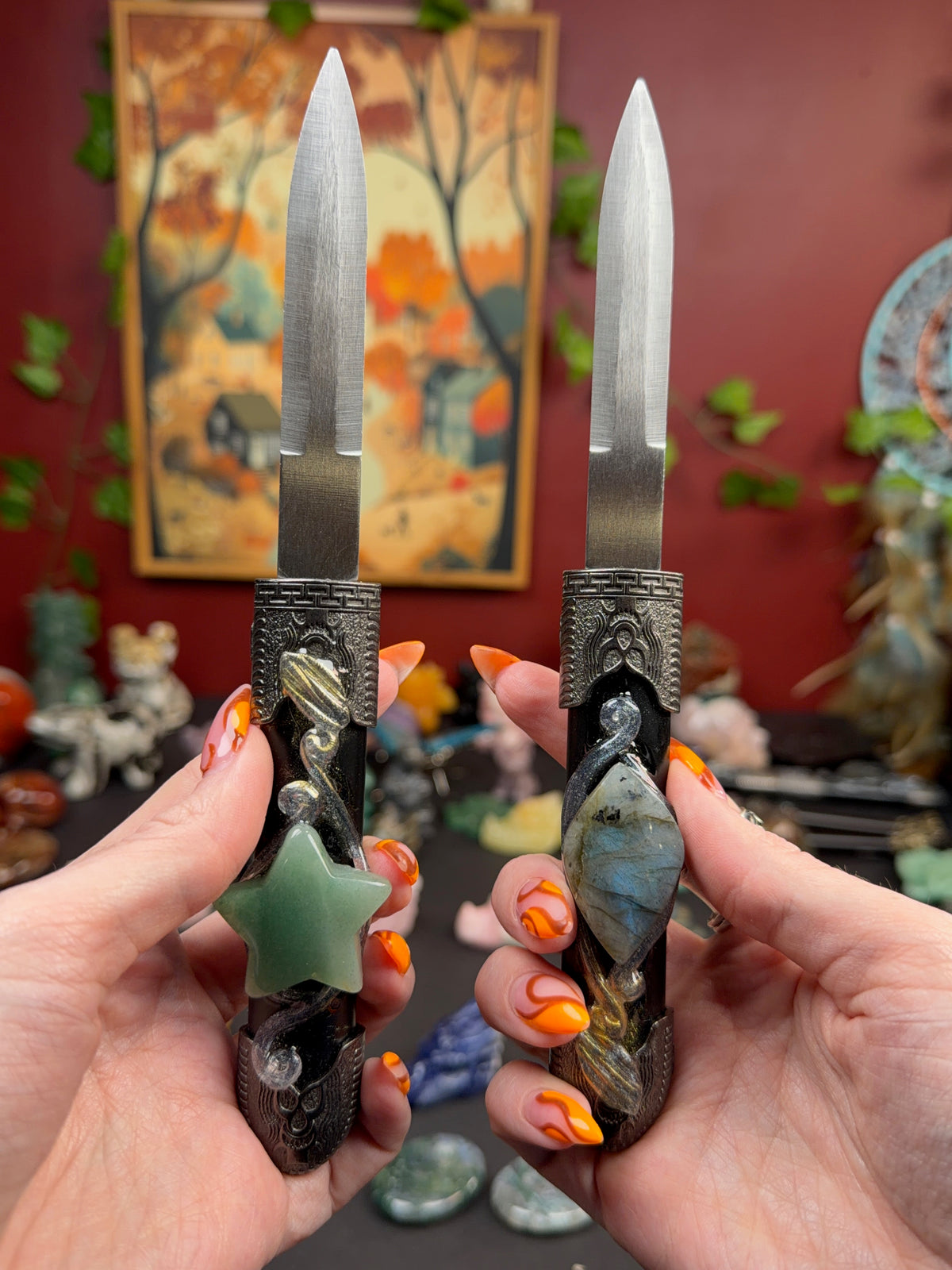 Aventurine Lab Double Dagger