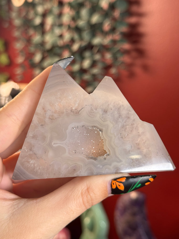 Druzy Agate Mountain