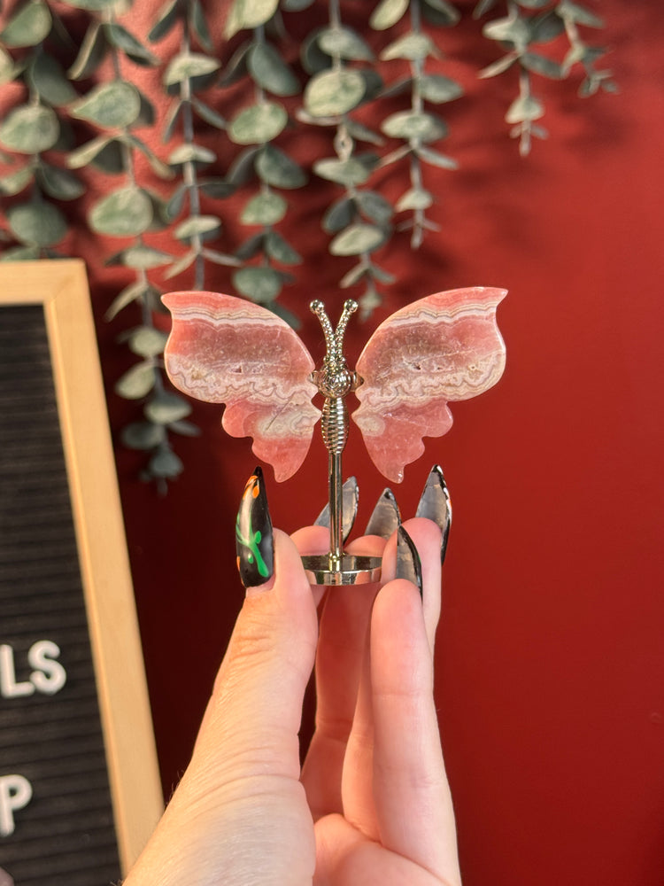 Rhodochrosite Butterfly