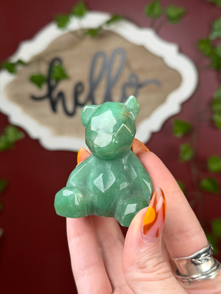 Green Aventurine Bear