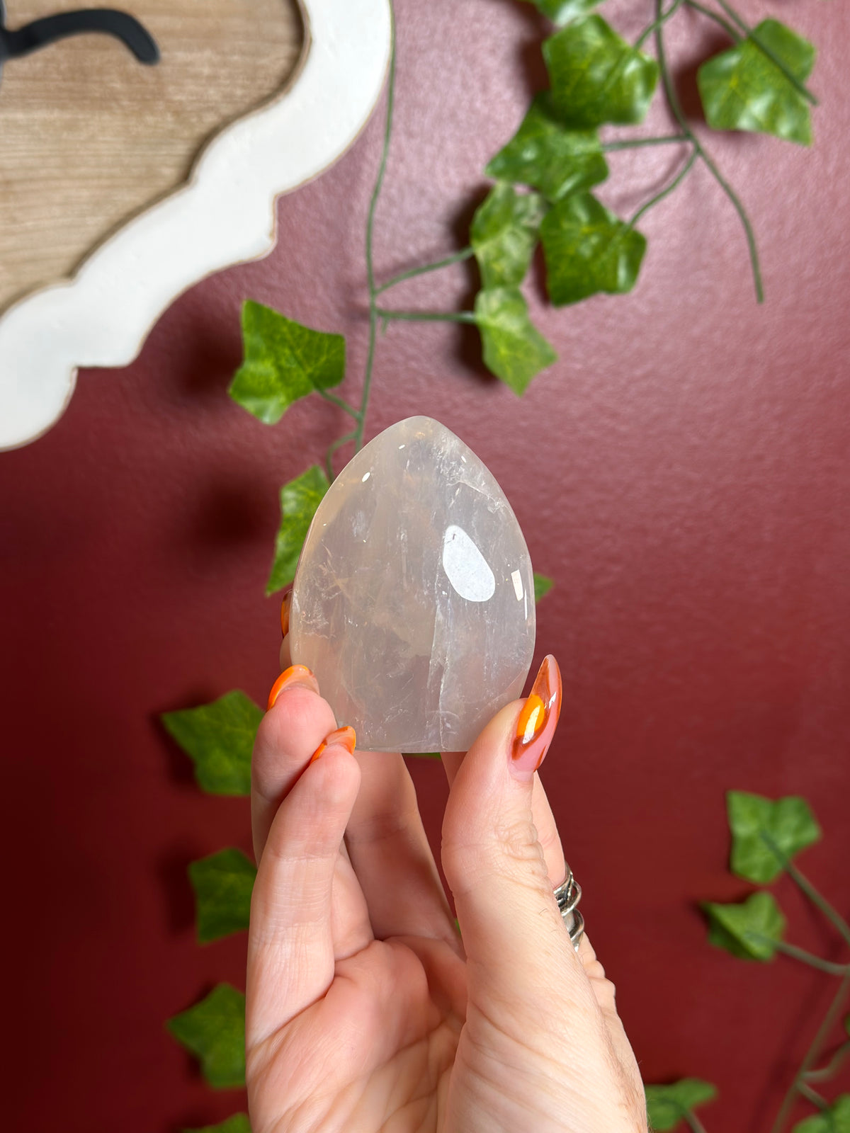 Blue Rose Quartz Freeform
