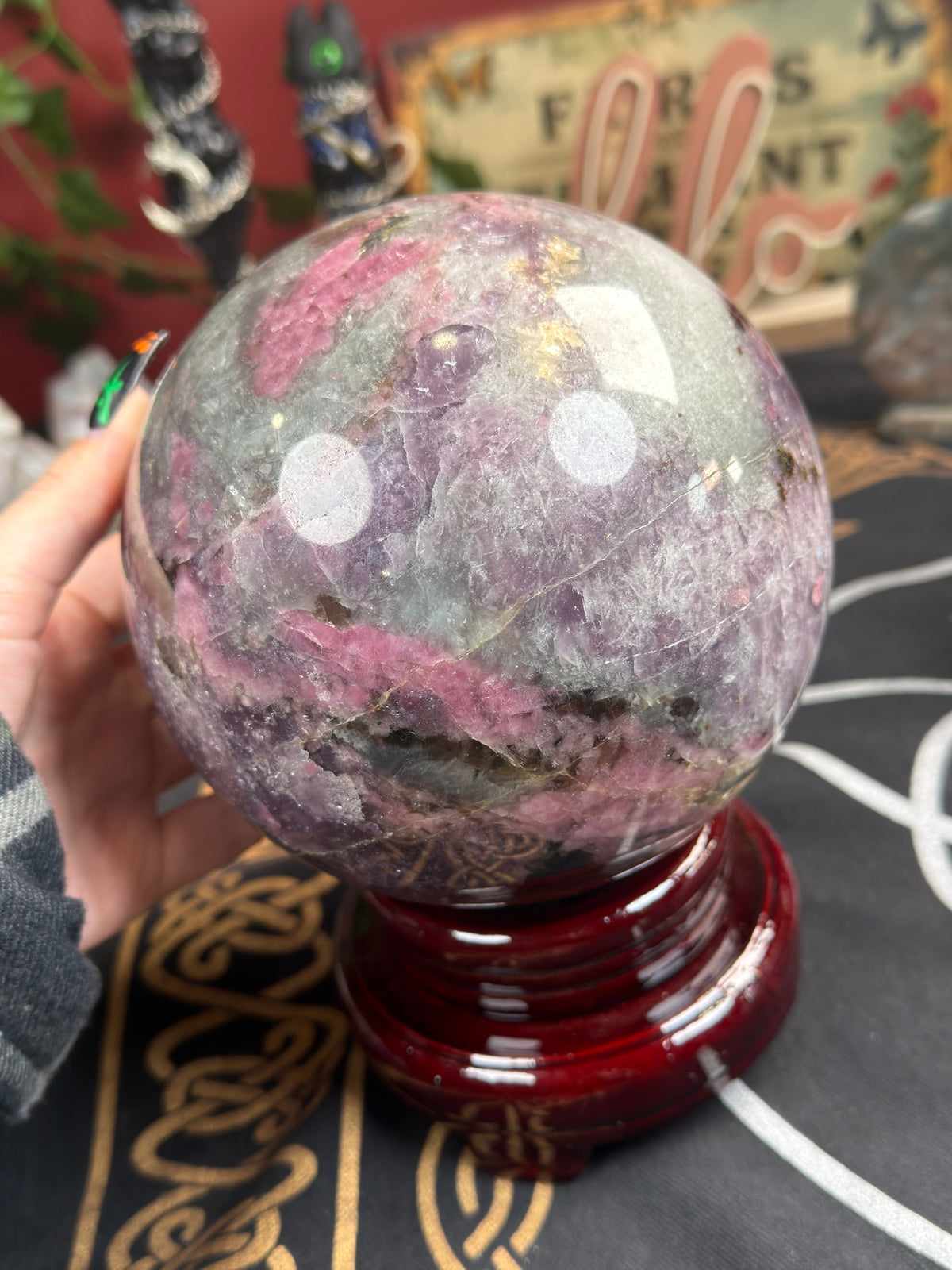 Unicorn Stone Statement Sphere
