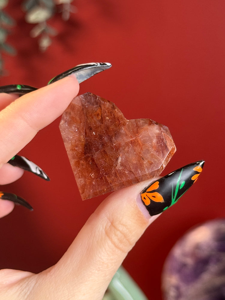 Fire Quartz Heart