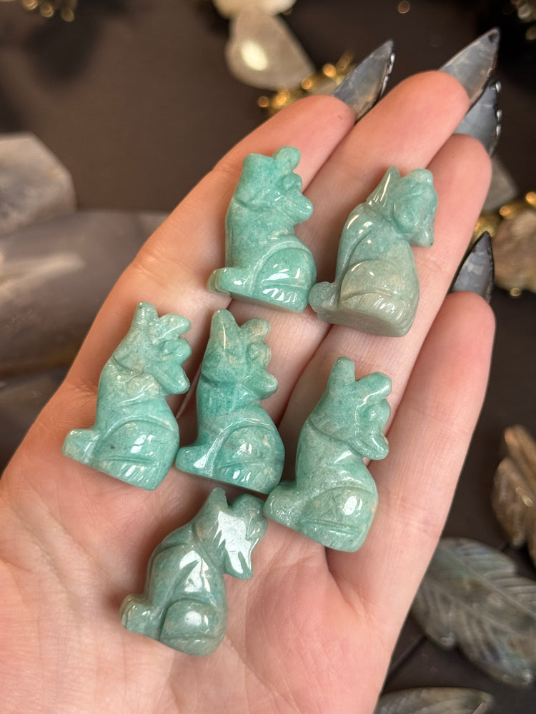 Amazonite Mini Wolf