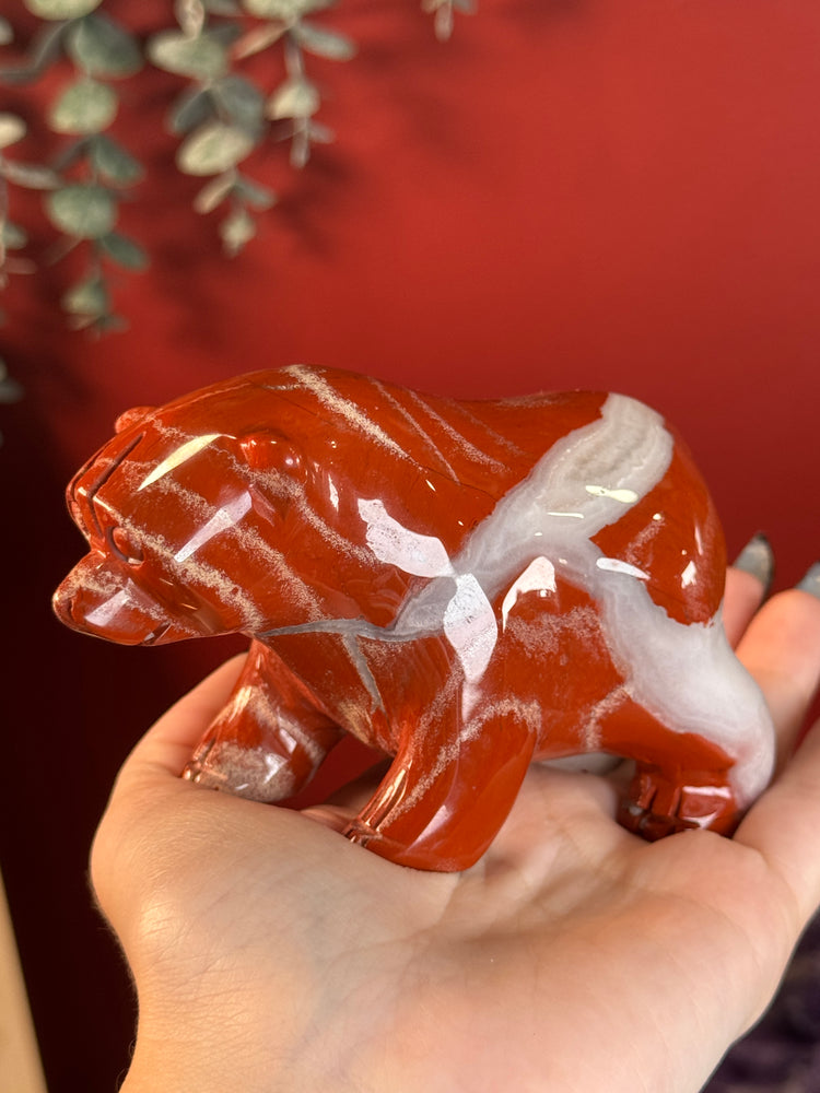 Red Jasper Bear