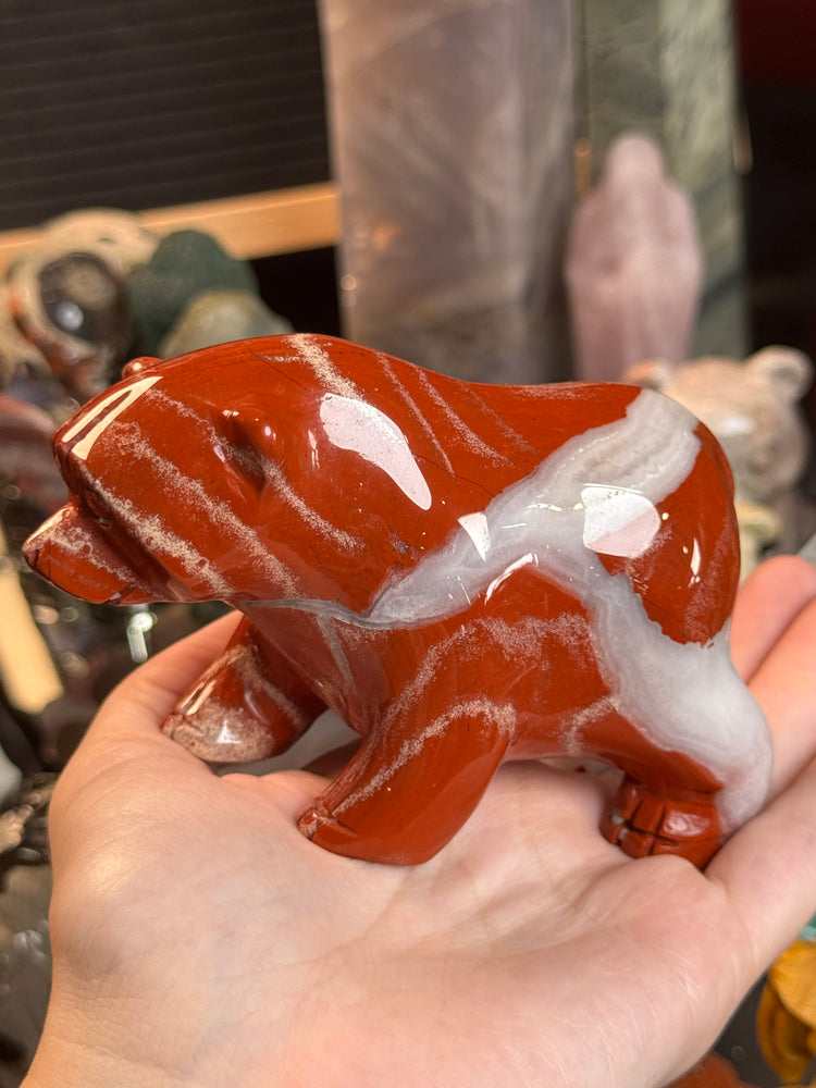 Red Jasper Bear