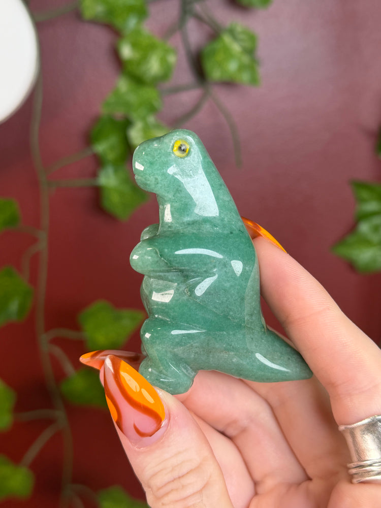 Green Aventurine Dino