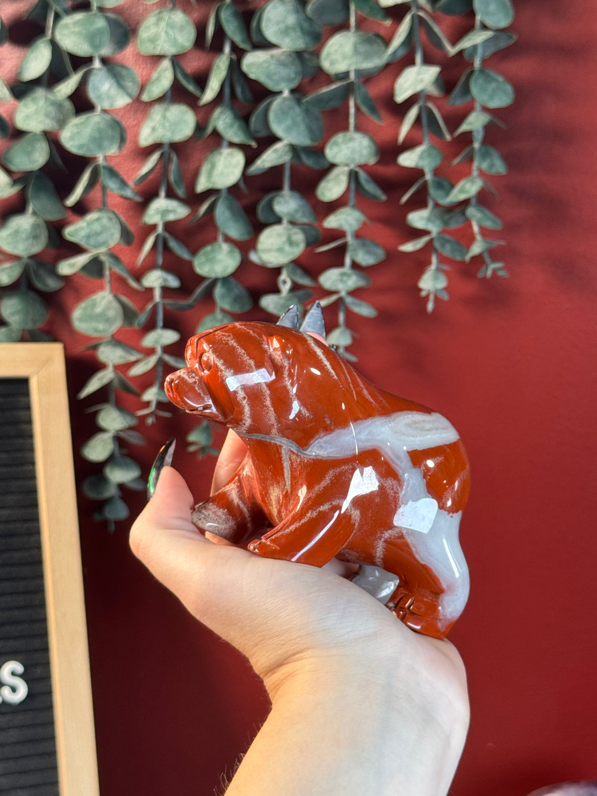 Red Jasper Bear