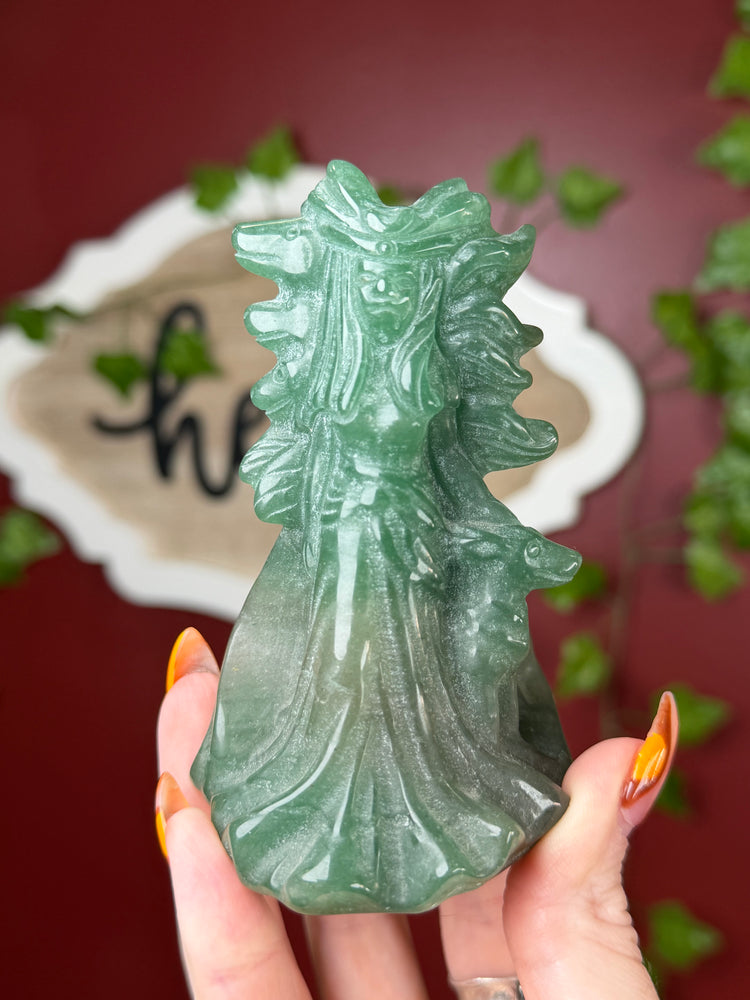 Green Aventurine Forest Goddess