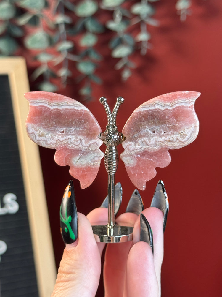 Rhodochrosite Butterfly