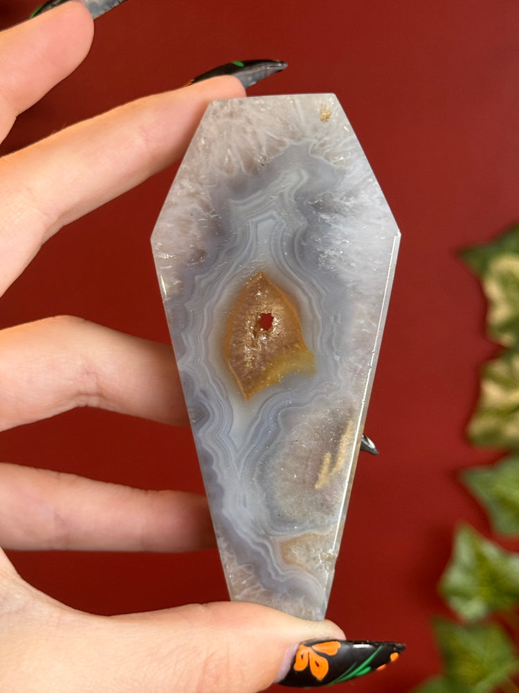 Druzy Agate Coffin
