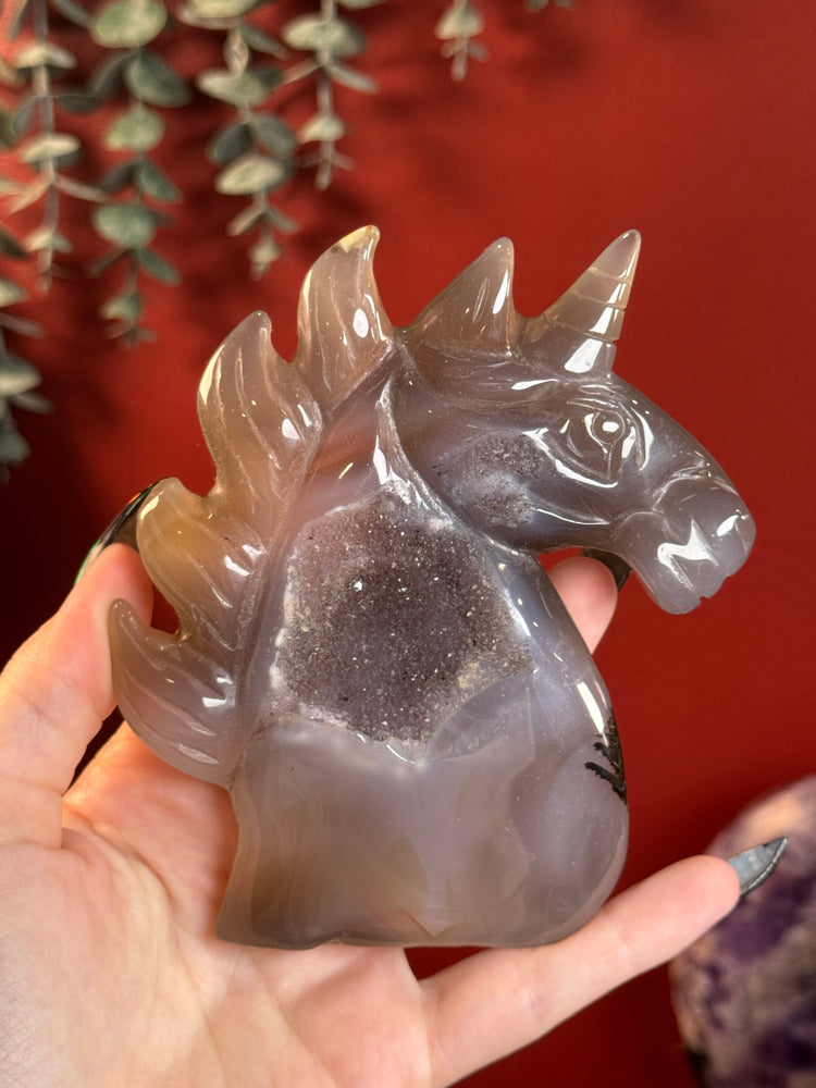 Druzy Agate Unicorn
