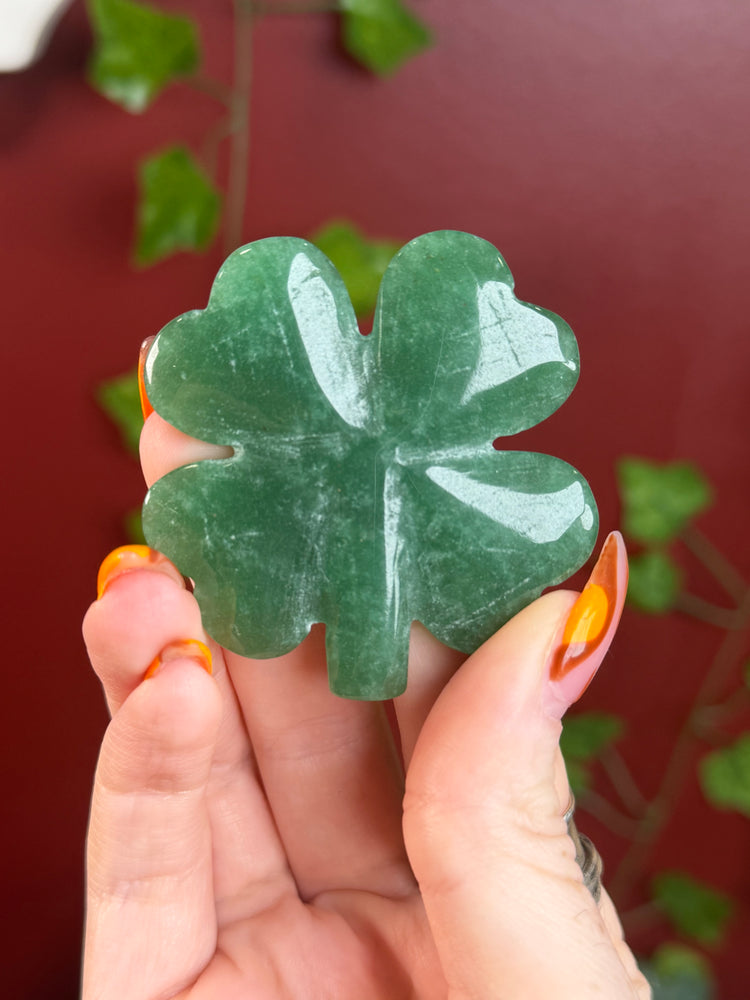 Green Aventurine Lucky Clover