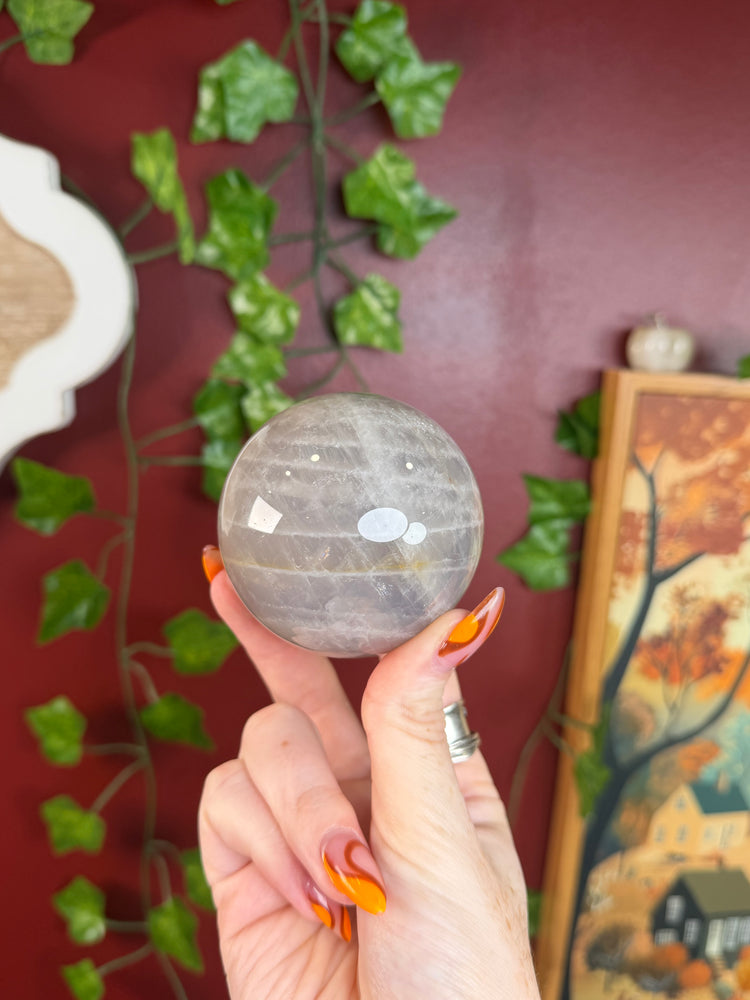 Blue Rose Quartz Sphere