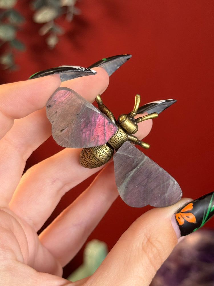 Labradorite Bee