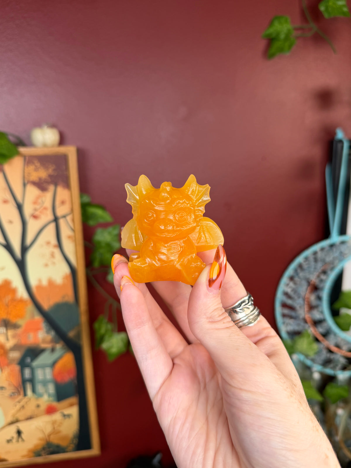 Sunshine Calcite Dragon