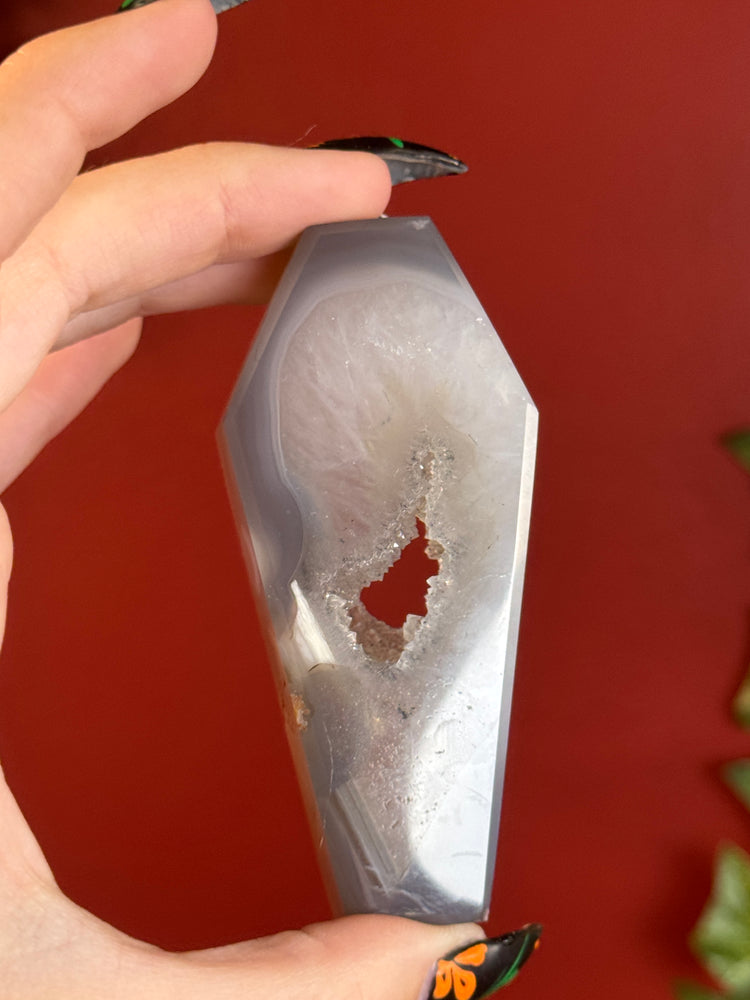 Druzy Agate Coffin