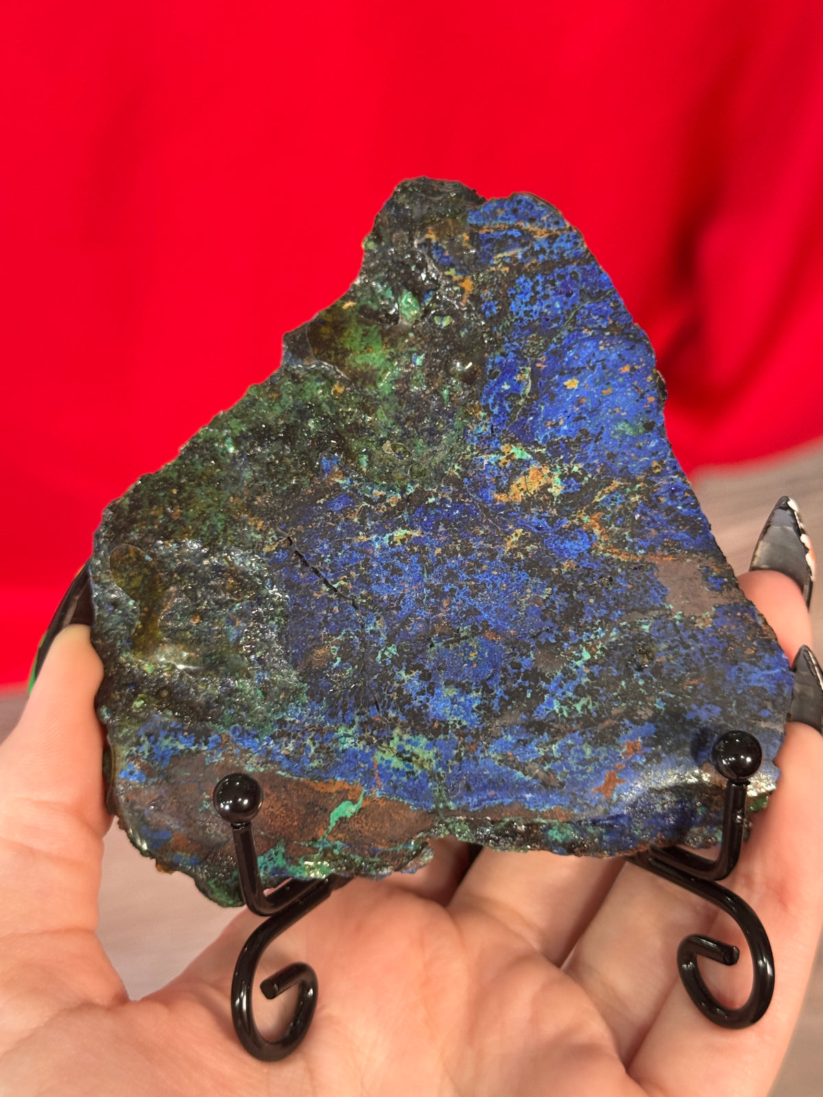 Azurite Malachite Slice