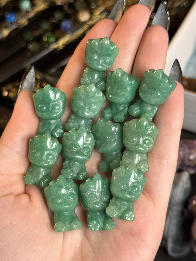 Green Aventurine Mini Groot