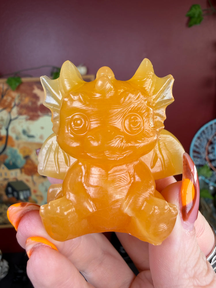 Sunshine Calcite Dragon