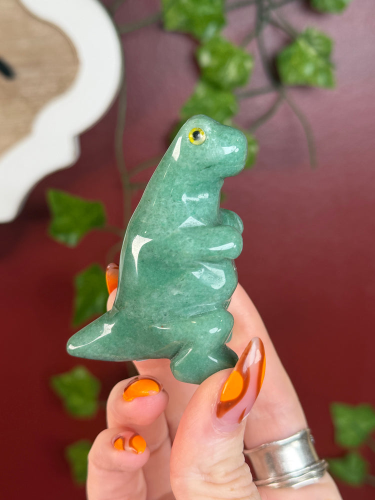 Green Aventurine Dino