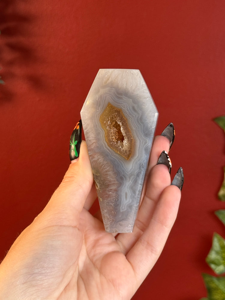 Druzy Agate Coffin