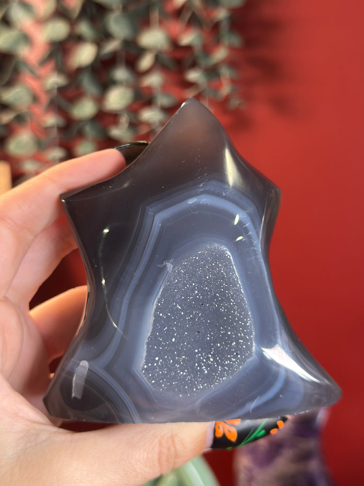 Druzy Blue Agate Freeform