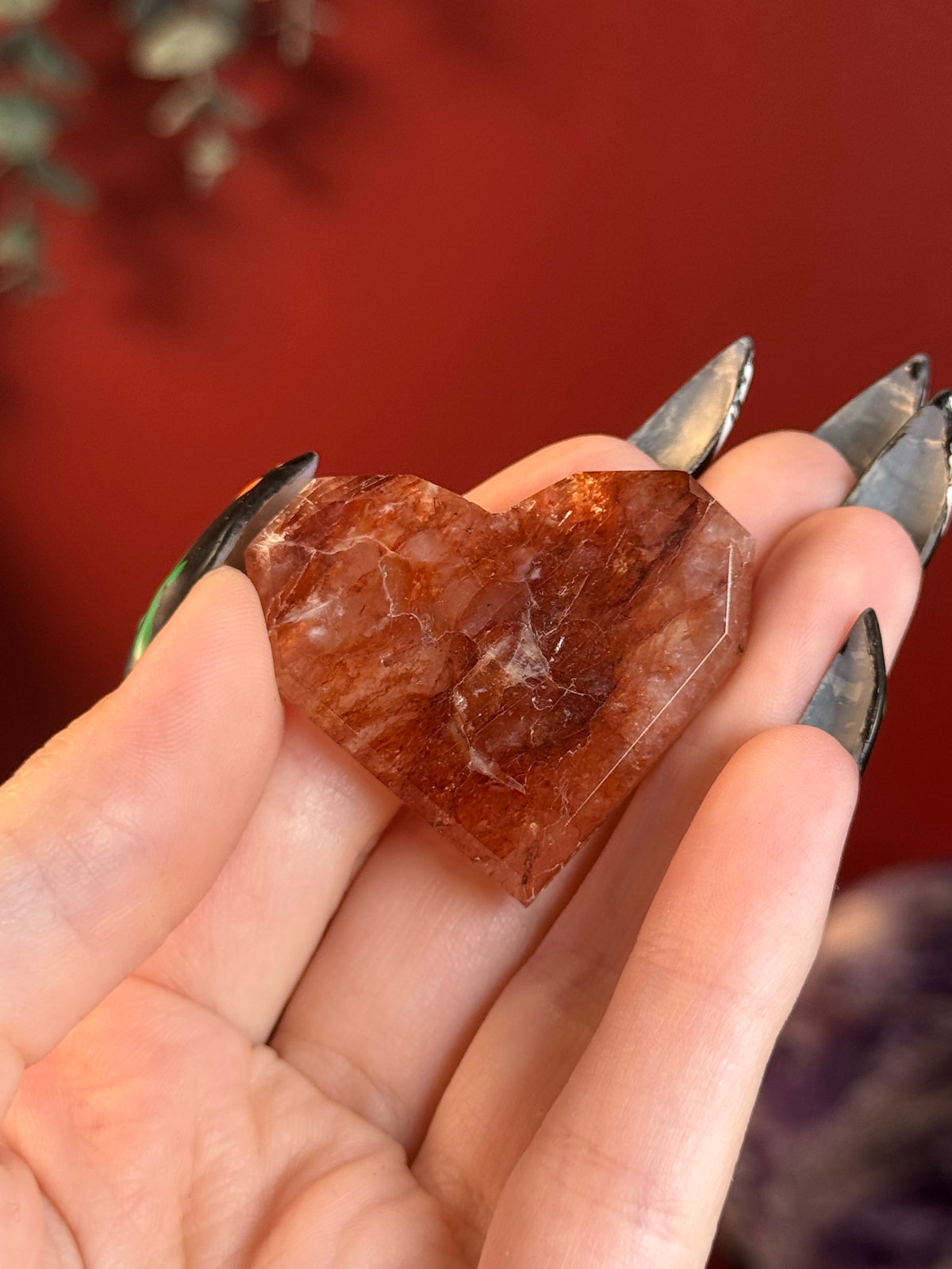 Fire Quartz Heart