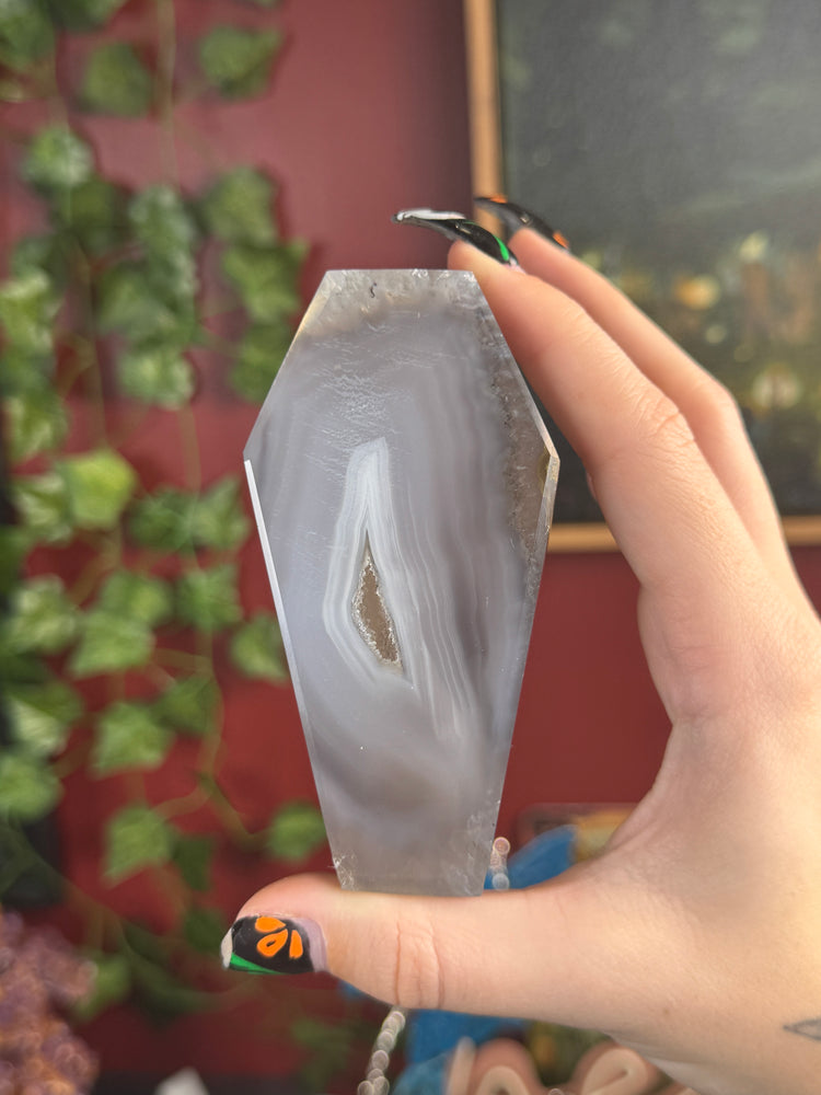 Druzy Agate Coffin