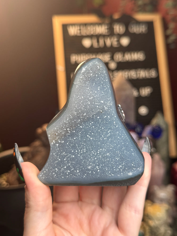 Druzy Blue Agate Freeform